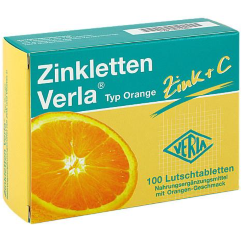 Verla 鋅+維他命C(柳橙100片口含錠)團購推薦