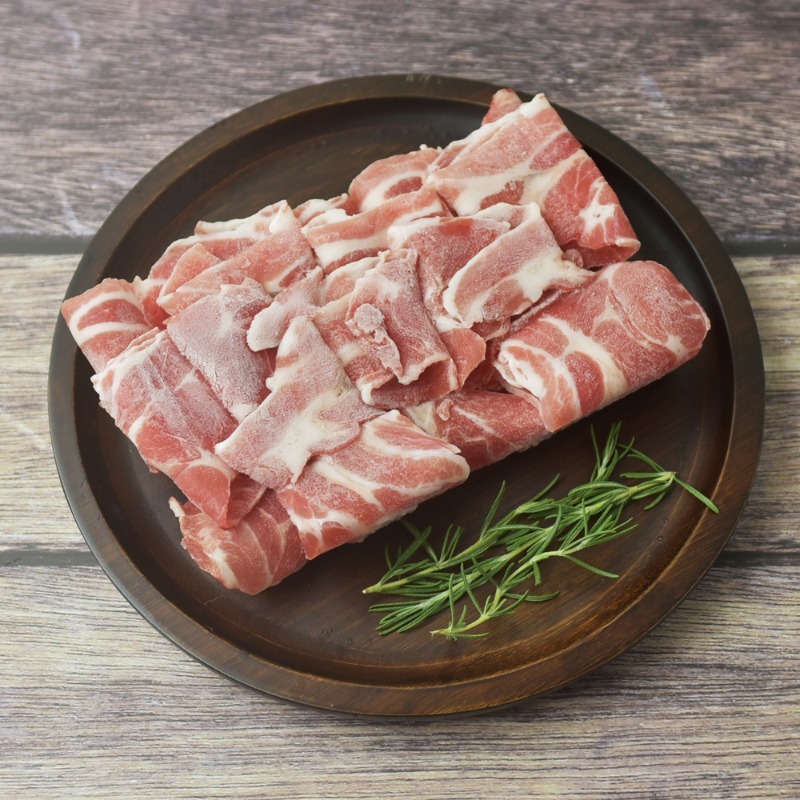 肉質鮮嫩，彈牙可口【黑豬肉】火鍋肉片250g團購推薦